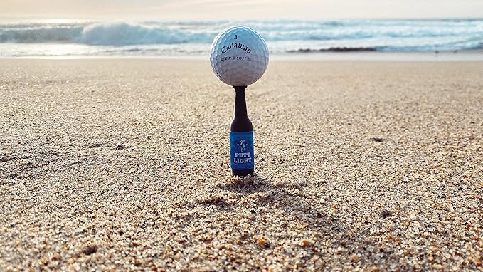 Beer Bottle Golf Tees, Virtually Unbreakable and Recyclable Plastic Golf Tee 6 Pack, Golf Gift for Men, Bachelor Party Novelty Gift, for Golfers,3-1/4" Tall