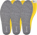 3 Pair -Shoe Inserts for Mens Memory Foam Insoles,Replacement Insoles for Work Boots Running Shoes, Cushion Shock Absorbing for Foot Pain Relief, Comfort Breathable Inner Soles Grey 46EU,US13
