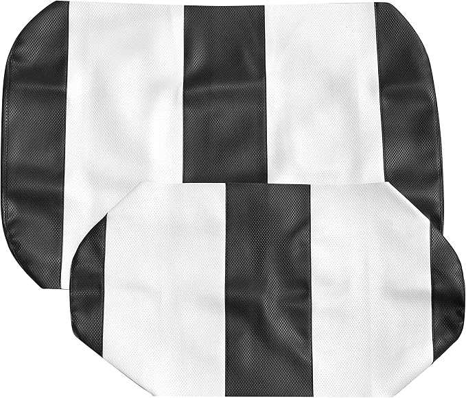 Club Car Post-2000 DS Golf Cart Front Replacement Seat Cover Set Made with Marine Grade Vinyl - Staple On Installation