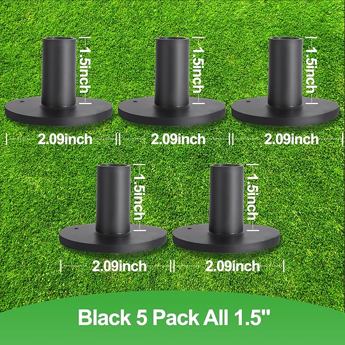 Rubber Golf Tees for Mats Adjustable Height Golf Simulator Tees, Indoor Outdoor Practice, Non-Slip Golf Mat Tees with Holder, Compatible with Driving Range & Golf Simulators