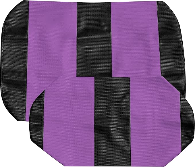 Club Car Post-2000 DS Golf Cart Front Replacement Seat Cover Set Made with Marine Grade Vinyl - Staple On Installation