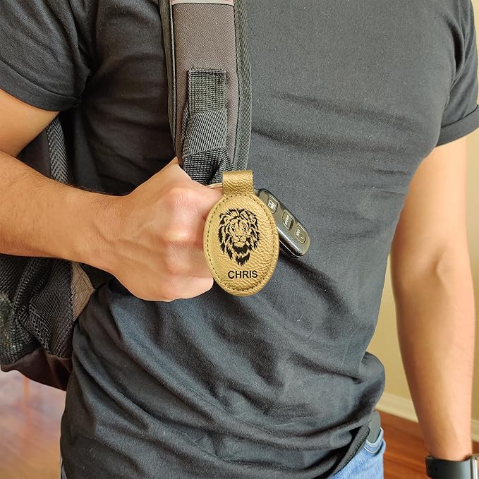 LaserGram Oval Keychain, Sunflowers, Personalized Engraving Included