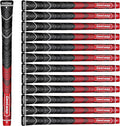 Geoleap Golf Grips Set of 13- Cord Rubber Compound Material, Hybrid Golf Club Grips, All Weather Performance.