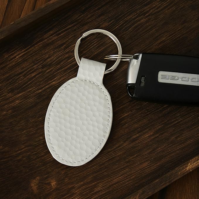 LaserGram Oval Keychain, Water Polo, Personalized Engraving Included